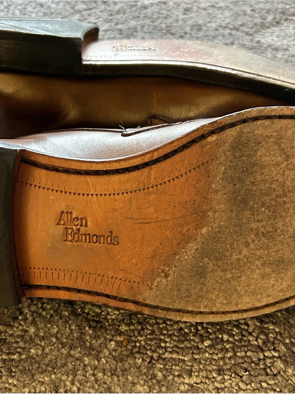 Allen Edmond’s Men's Leather Bit Loafers in Brown